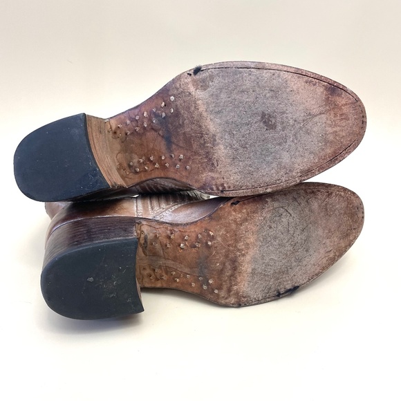 FREEBIRD by Steven Blade Slip On Bootie Size 7 Taupe Leather - Picture 16 of 16